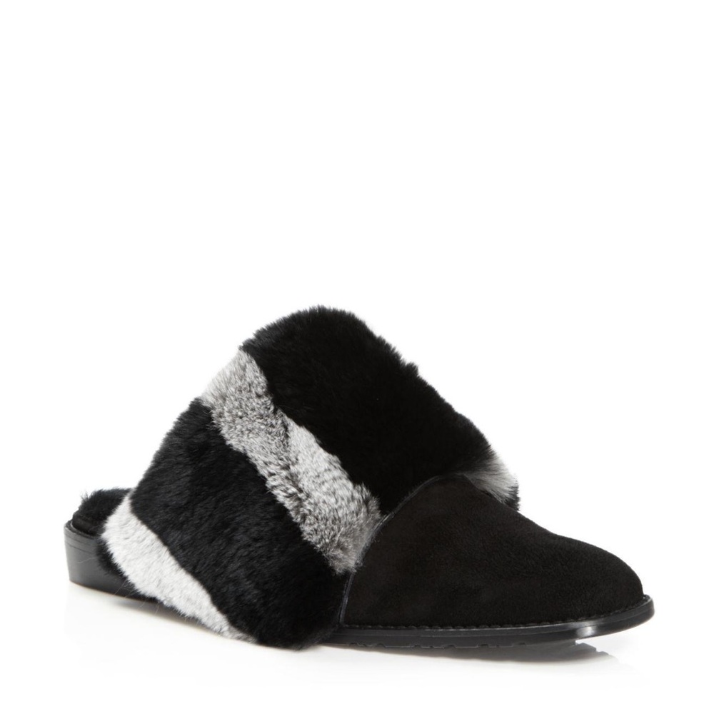 Stuart Weitzman Women's Furgetit Rabbit Fur & Mul… - image 1